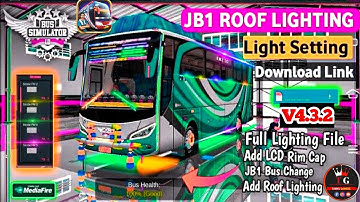 JB 1 Bus New Lighting File for Bussid v4.3.2 For Bus Simulator Indonesia I Light Mod