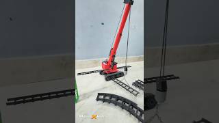 Small Crane Big Power| Railway track 💪 3D Printed RC Machine
