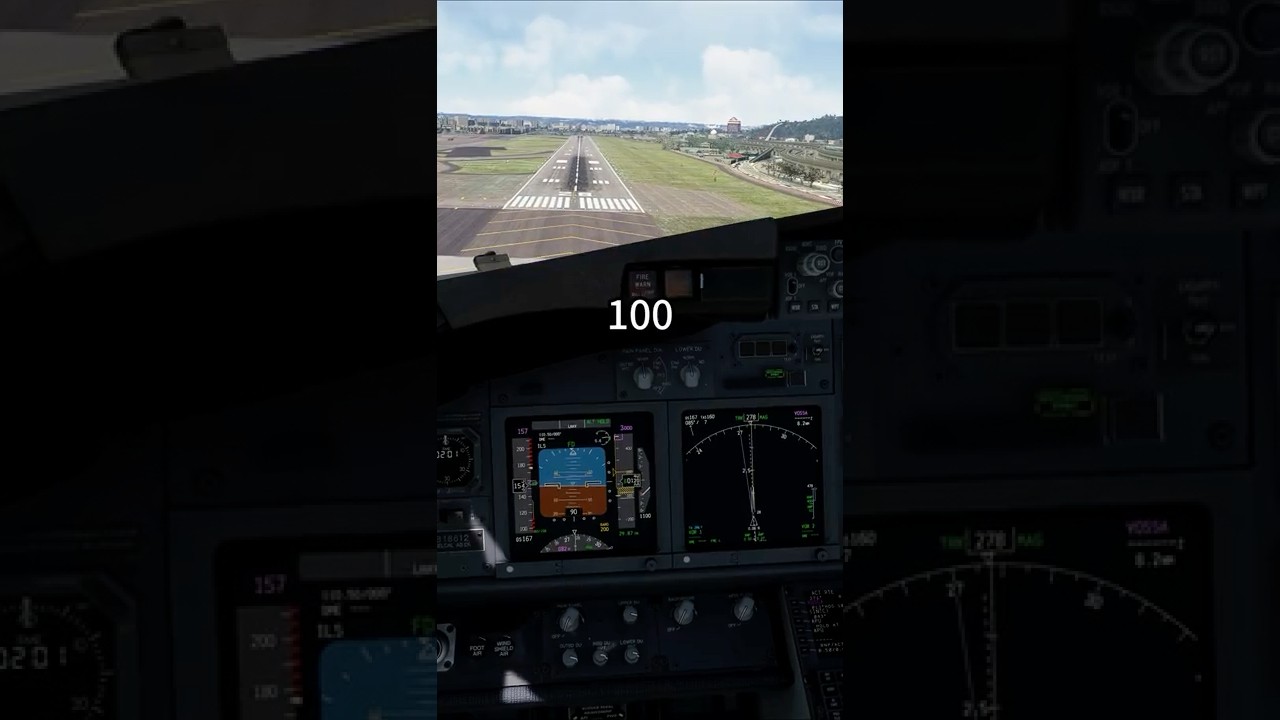 Taipei Songshan Airport landing |737-800