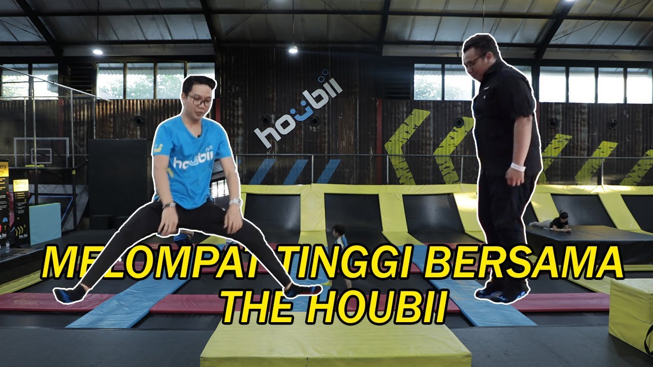Mencoba Extreme Slide di Houbii Adventure Trampoline Park Pondok Indah