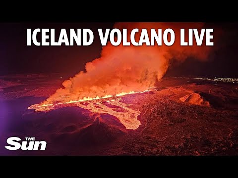 LIVE: Iceland volcano erupts AGAIN with 1.9-mile long split in Earth spewing molten lava