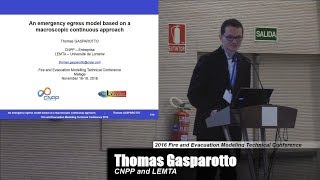 An Emergency Egress Model Based On A Macroscopic Continuous Approach