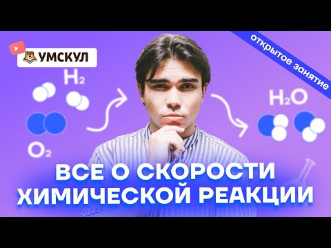 Всё о скорости химической реакции | Химия ЕГЭ 2022 | Умскул