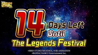 DRAGON BALL LEGENDS 14 days till the #LegendsFestival begins!