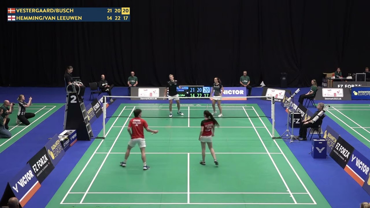Match Point - Vestergaard / Busch vs Hemming / Van Leeuwen - XD, SF - Denmark Masters 2023