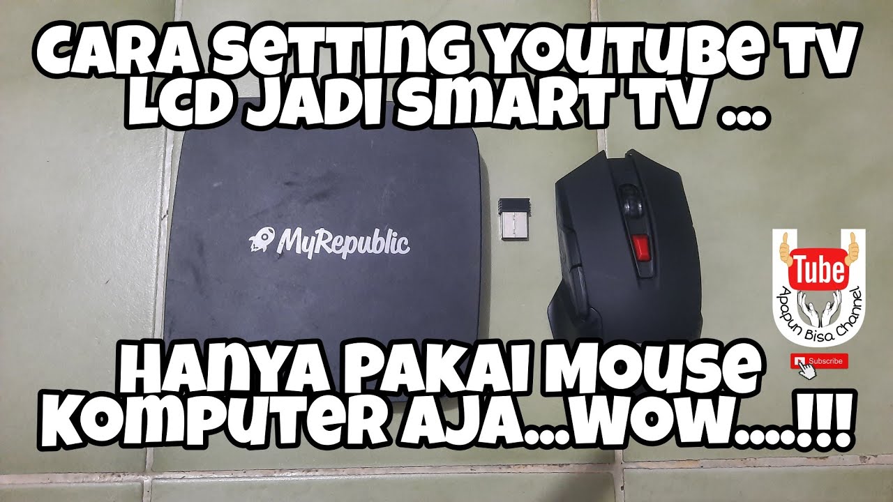 Cara Setting STB digital TV lcd menjadi smartTV || STB myrepublic internet & youtube