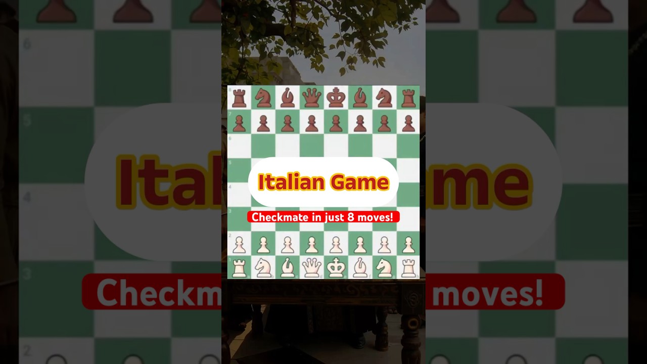 Checkmate in just 8 moves! ♟️