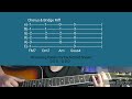 The bridge by d4vd acoustic guitar tab