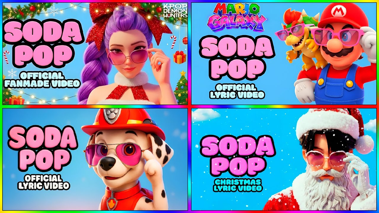 HUNTRIX 🆚 MARIO 🆚 PAW PATROL 🆚 SAJA BOYS x SODA POP 🎶🎵 Who Is Best! #53