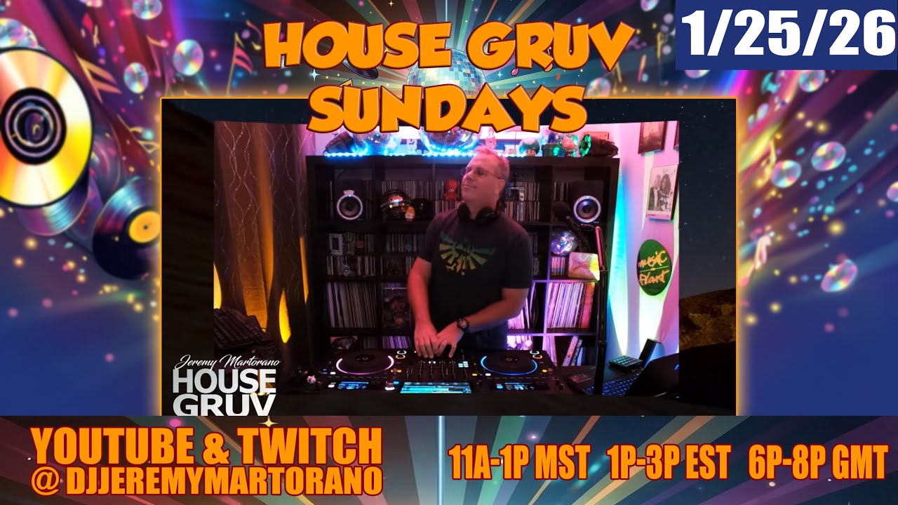 Uplifting House Rave HOUSE GRUV Sundays 1/25/26 - Uplifting House Music & Funky Afro House ...