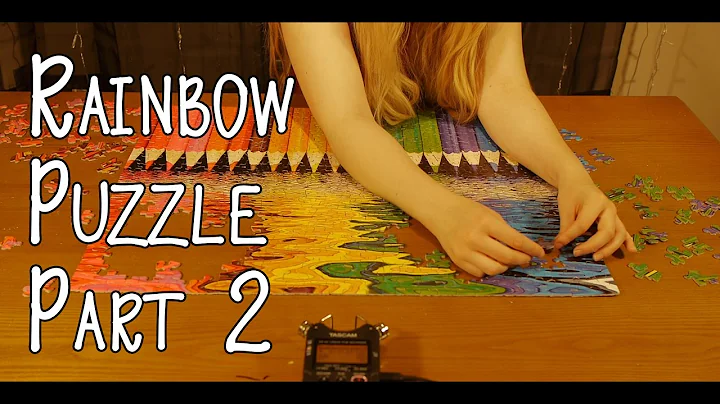 Rainbow Puzzle Part 2 Binaural ASMR (No Talking)