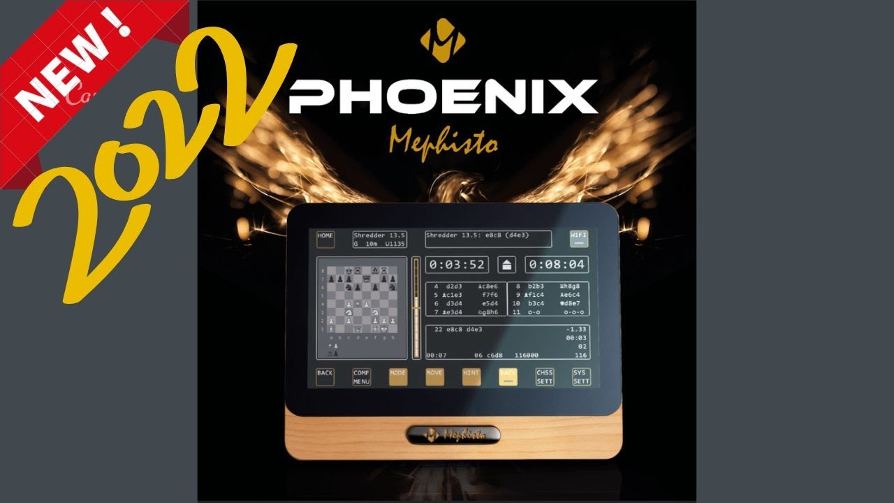 Mephisto Phoenix T - Chess Computer with 21.7 inch Chess Board – Chess House