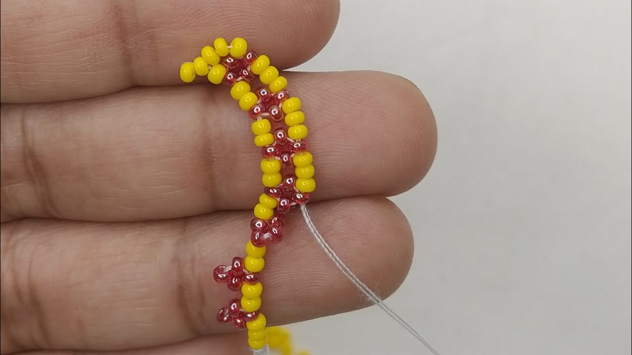 How To Make Malaji for Thakorji | Thakorji Shingar | Laddu Gopal  Malaji | Beads necklace