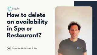 Crqlar Tutorial: Mitarbeiterverfügbarkeit löschen | Delete staff availability