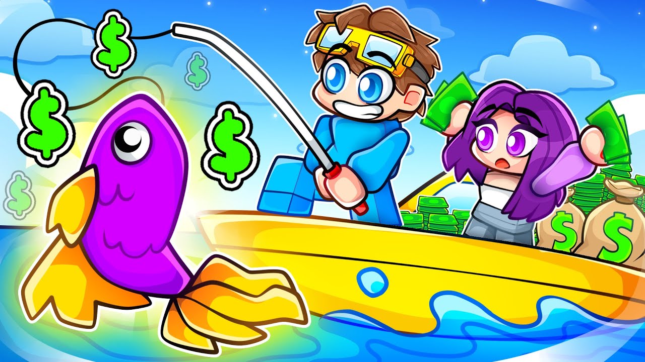 Spending $100,000 To Catch The RAREST FISH in Roblox!