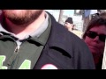 One year ago today at the Wisconsin protests: Meade is attacked by a mob.