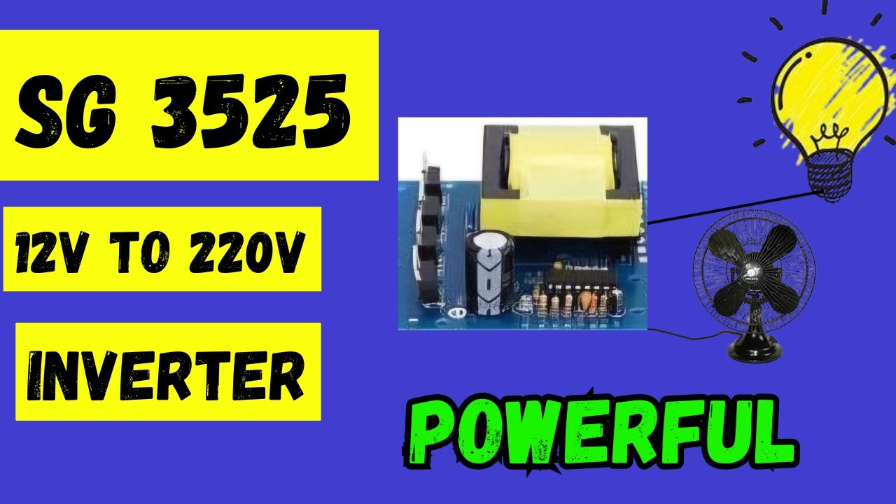 SG3525 Inverter Full Circuit Design | Transformer & MOSFET Setup