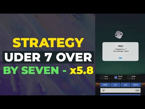 1xbet dice game tricks || 1xbet under and over 7 tricks || under over 7 ...
