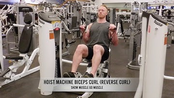 Hoist Machine Biceps Curl (Reverse Curl)
