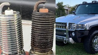 How to Change H3 Hummer Spark Plugs - GM - General Motors 2006 Hummer H3 Spark Plugs Champion
