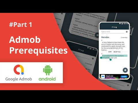 Prerequisites[Part 1] | Admob monetization for Android Apps | Admob tutorial