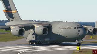 Emergency Takeoff: US Air Force C-17 Globemaster From Small Airport screenshot 5