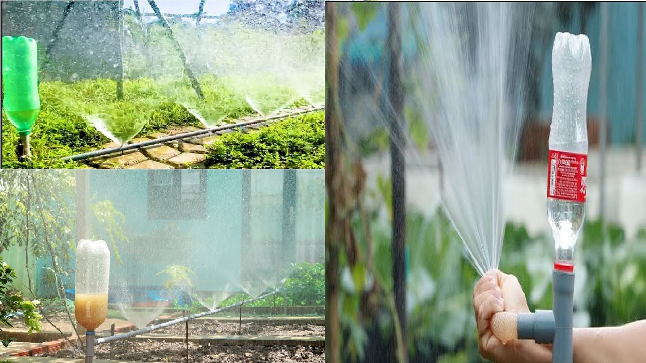 DIY Sprinkler Homemade mobile water Sprinkler Irrigation System for