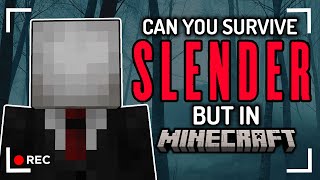 Can you Survive Slenderman but in Minecraft? by OVDR 2,272 views 1 year ago 18 minutes