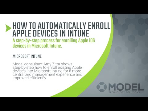 How To Automatically Enroll iOS Devices in Microsoft Intune