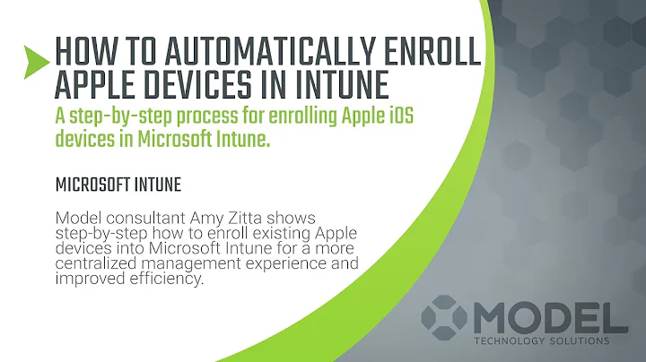 How To Automatically Enroll iOS Devices in Microsoft Intune