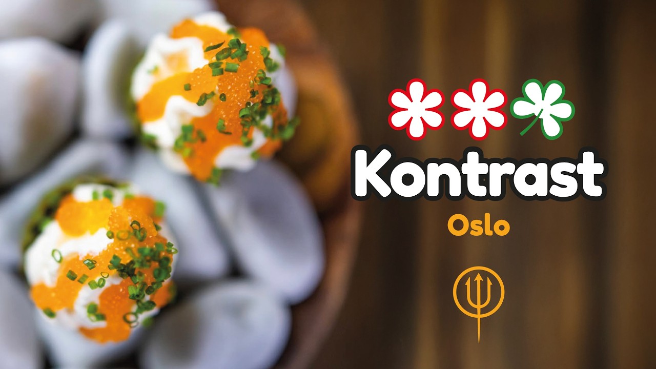 ⭐️⭐️🍀  Cena da KONTRAST il 2 stelle di Oslo 🇳🇴