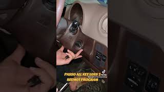 PASSO 4D ALL KEY LOST ADDED 2 REMOTES