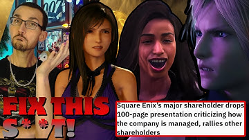 Square Enix Shareholder REVOLT! Investor Drops a 100 Page Manifesto to Fix the Company!