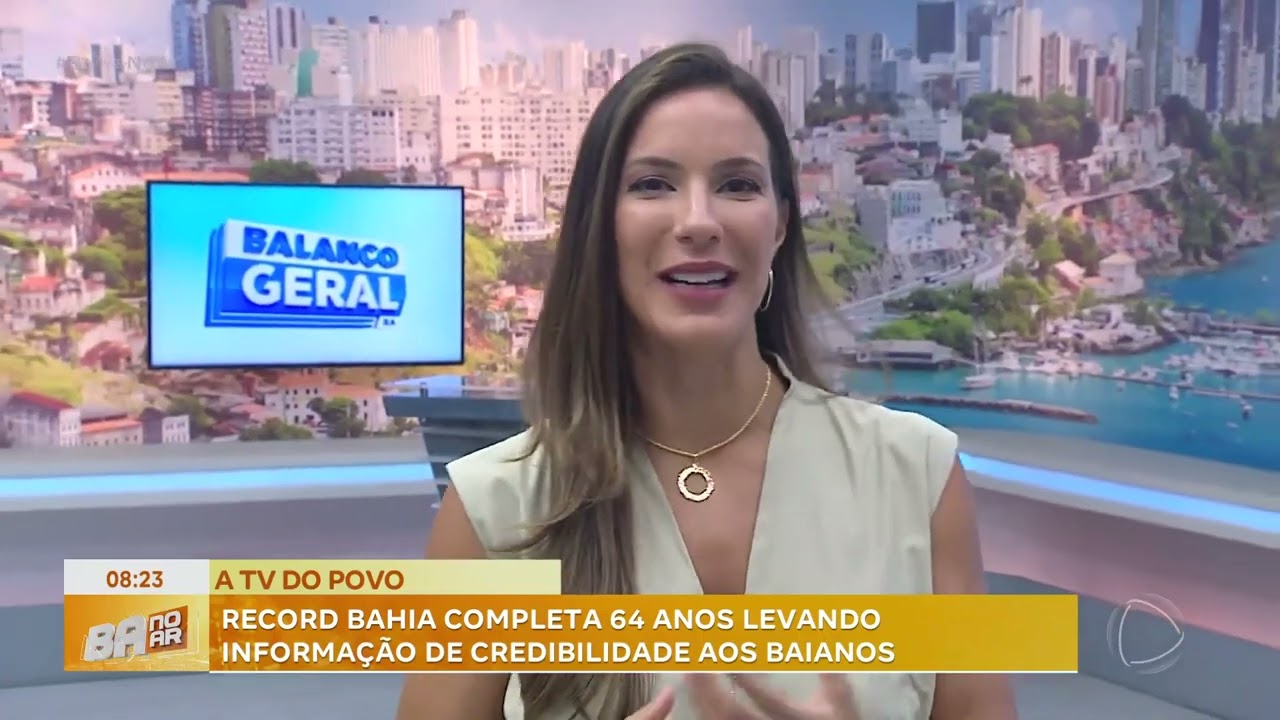 Record Bahia: The People's TV turns 64.