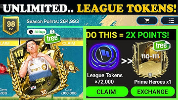 HOW TO GET LEAGUE TOKENS IN FC MOBILE  🤑  How To Join A League | Unlimited League Tokens and Rewards
