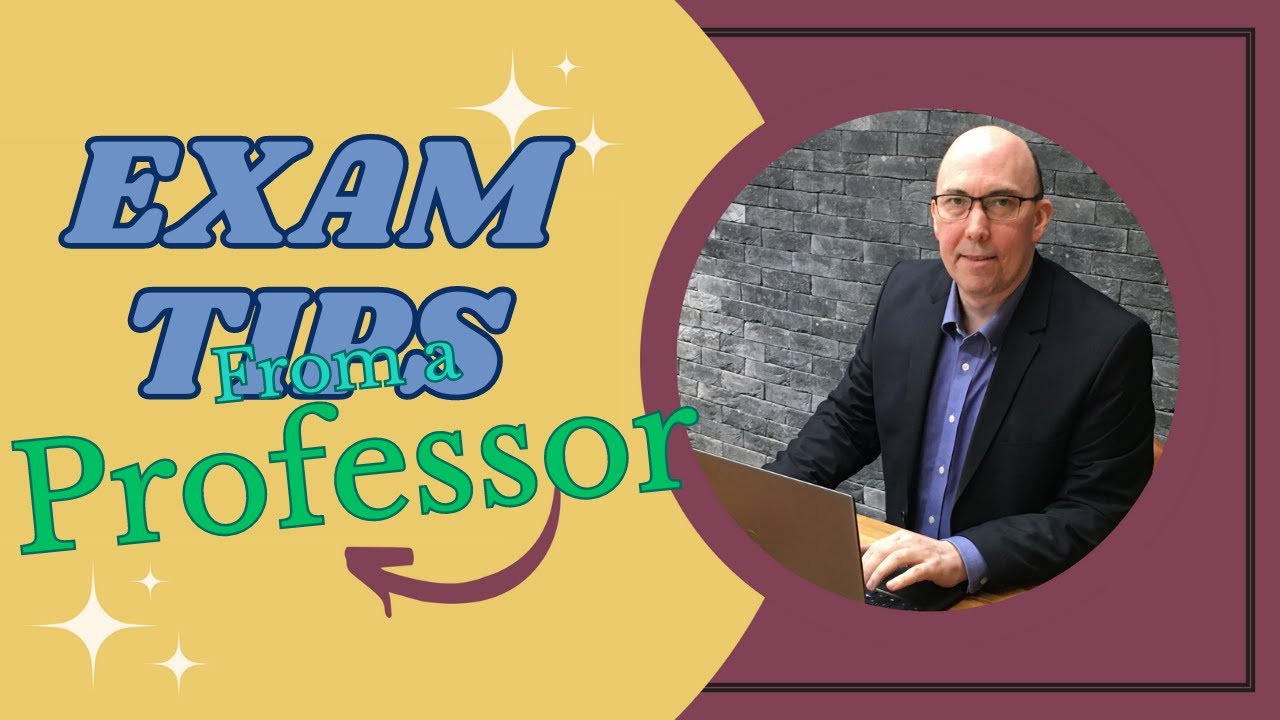 Exam Tips for a Professor - Excellent Exam Strategies - YouTube