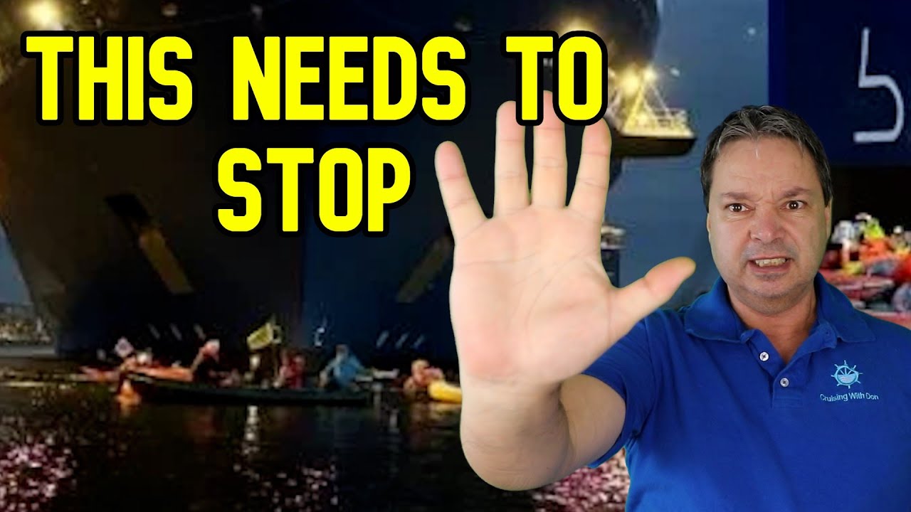 PROTESTERS ARRESTED BLOCKING CRUISE SHIP FROM DOCKING, CRUISE NEWS