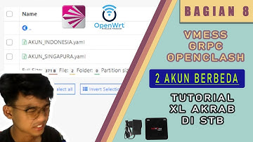 OPENCLASH DENGAN 2 AKUN VMESS DAN GRPC DI OPENWRT #openwrt #openclash #vmess #grpc