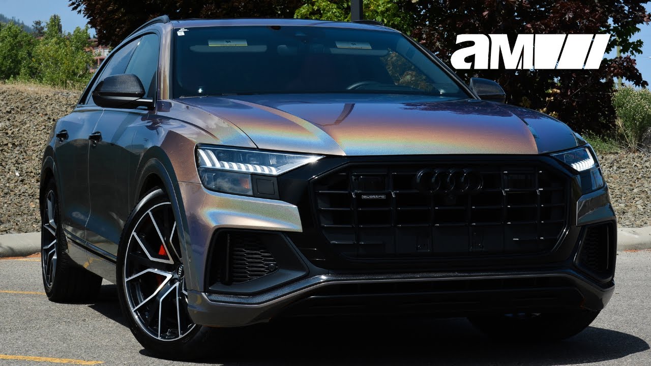 2019 AUDI Q8 TECHNIK 55 TFSI QUATTRO, COLOUR SHIFT WRAP, SQ8 REAR BUMPER , AIR SUSPENSION YouTube