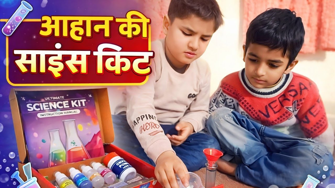 आहान की साइंस किट Review | Kids Science Experiments at Home 