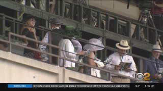 Road To Reopening: Excited Fans Return To Belmont Park For Belmont Stakes