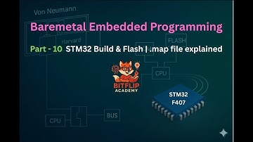 Bare-Metal STM32 Programming: Part 10 -  Build & Flash | .map file explained