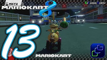 MARIO KART 8 Walkthrough - Part 13 - Single Player, Grand Prix, 100cc, Shell Cup