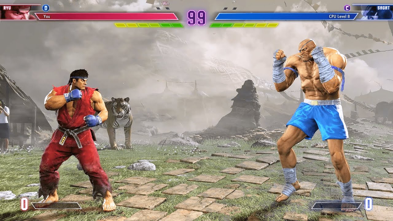 Evil Ryu vs Sagat (Hardest) - Street Fighter 6. | Epic Battle