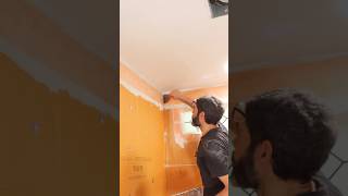 How to Waterproof Shower Drywall Transitions  #shorts