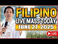 FILIPINO LIVE MASS TODAY ONLINE || JUNE 27, 2025 || FEAST OF THE SACRED HEART | FR. FIDEL ROURA