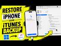 How to Restore iPhone Using iTunes Backup (2026)