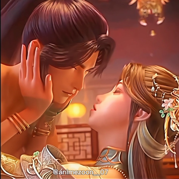 Luo Zhong and Shi Yuqin Romantic Moment ||Apotheosis ||#shorts#shortsfeed #donghua