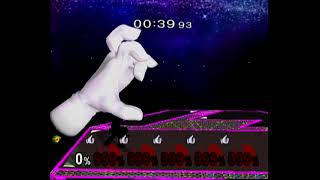Super Smash Bros Melee Debug Menu - 15 Crazy Hand vs. Dark Link Level 9