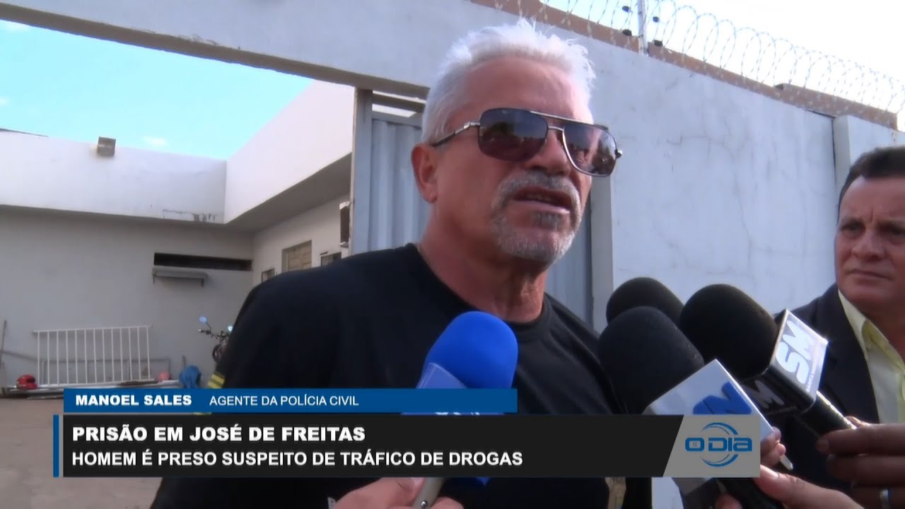 Homem suspeito de tráfico de drogas é preso em José de Freitas 26 10 2023